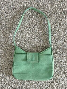 John Galt Green Canvas Purse Mini Bag Summer Cotton Shoulder Bag